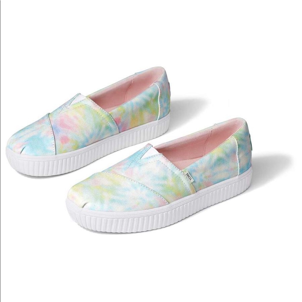 Toms women’s Alpargata Indio Slip On shoes in Tye Dye